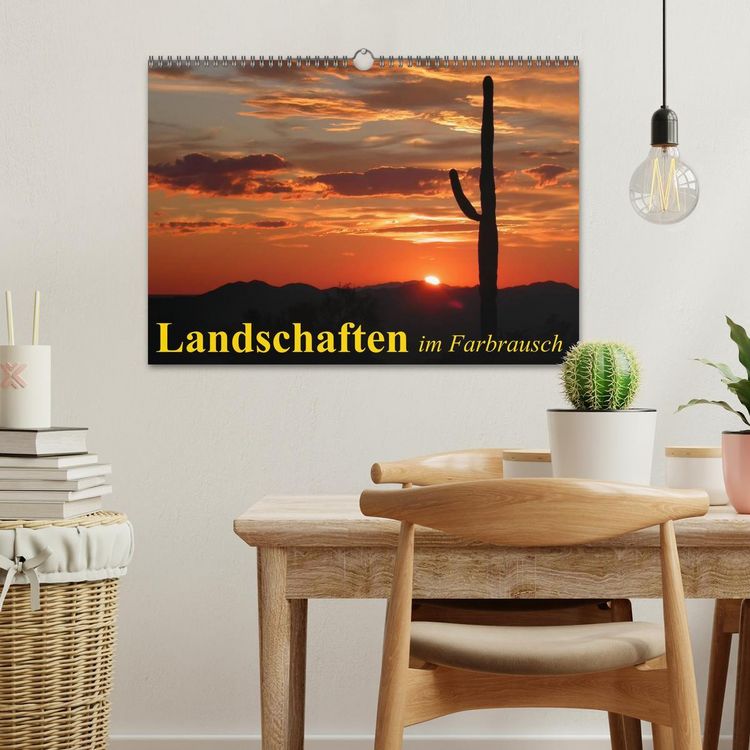 Produktbild: Landschaften im Farbrausch (Wandkalender 2026 DIN A3 quer), CALVENDO Monatskalender