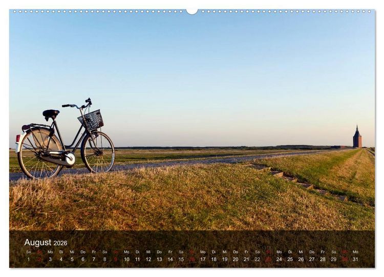 Produktbild: Wangerooge &ndash; Eine Perle in der Nordsee. (Wandkalender 2026 DIN A2 quer), CALVENDO Monatskalender