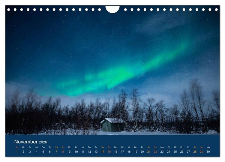 Produktbild: Troms&ouml;, eisiges Nord-Norwegen (Wandkalender 2026 DIN A4 quer), CALVENDO Monatskalender
