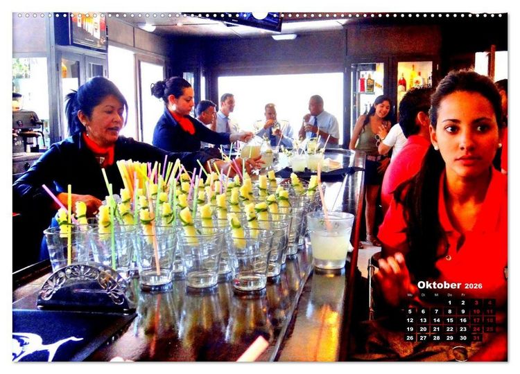 Produktbild: Mojito und mehr - CUBA COCKTAILS (Wandkalender 2026 DIN A2 quer), CALVENDO Monatskalender