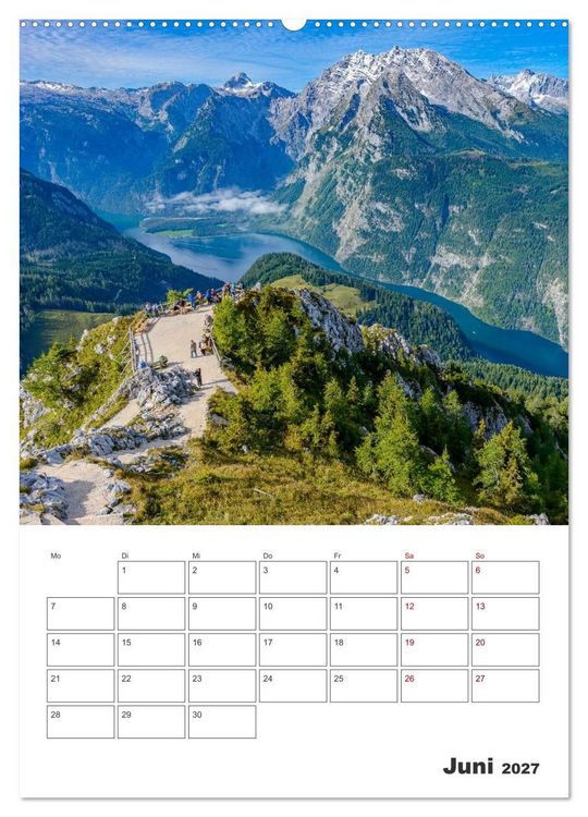 Produktbild: Oberbayerische Alpen (hochwertiger Premium Wandkalender 2027 DIN A2 hoch), Kunstdruck in Hochglanz