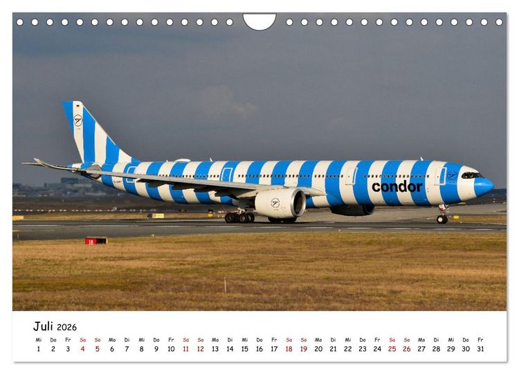 Produktbild: Ein Jahr in der Welt der Luftfahrt (Wandkalender 2026 DIN A4 quer), CALVENDO Monatskalender
