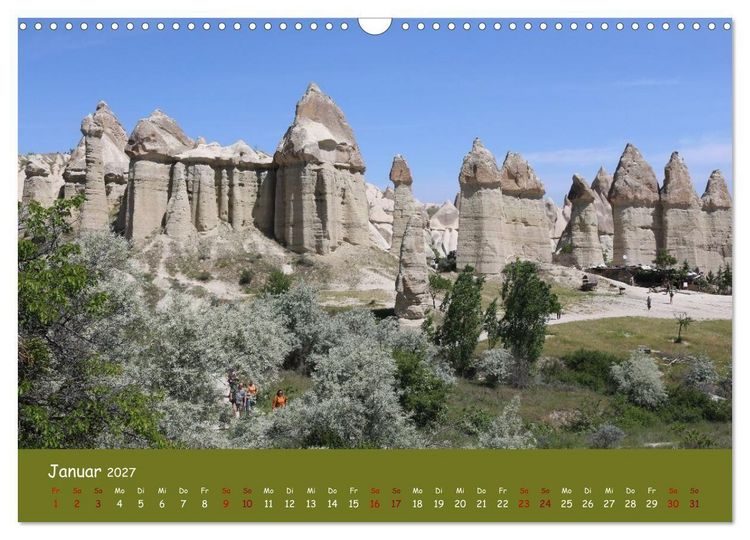 Produktbild: Das Liebestal. Die wundersamen Feenkamine von Kappadokien (Wandkalender 2027 DIN A3 quer), CALVENDO Monatskalender