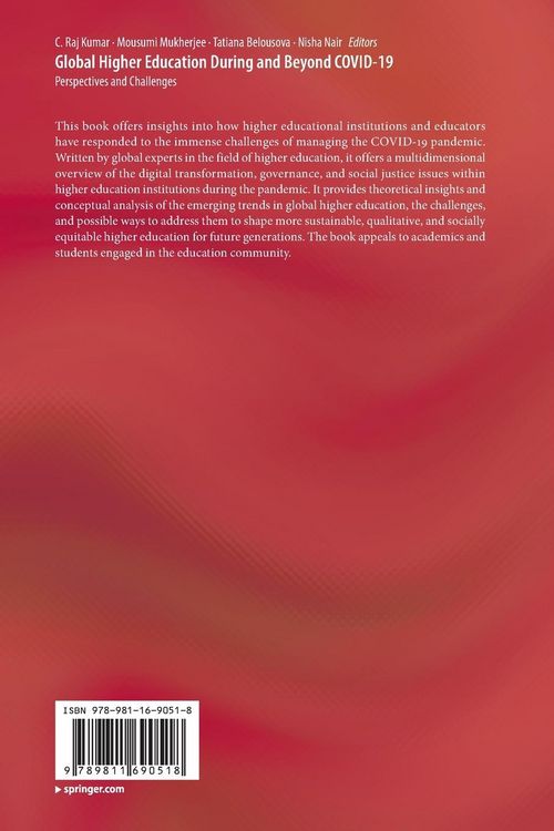 Produktbild: Global Higher Education During and Beyond COVID-19
