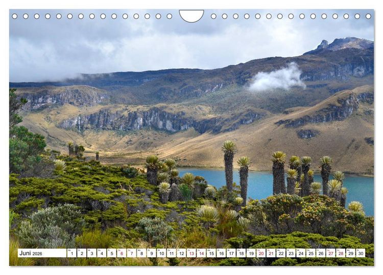 Produktbild: Naturparadies Kolumbien - Landschaften zum Tr&auml;umen (Wandkalender 2026 DIN A4 quer), CALVENDO Monatskalender