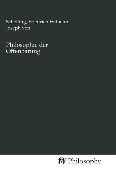 Produktbild: Philosophie der Offenbarung
