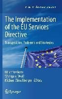 Produktbild: The Implementation of the EU Services Directive