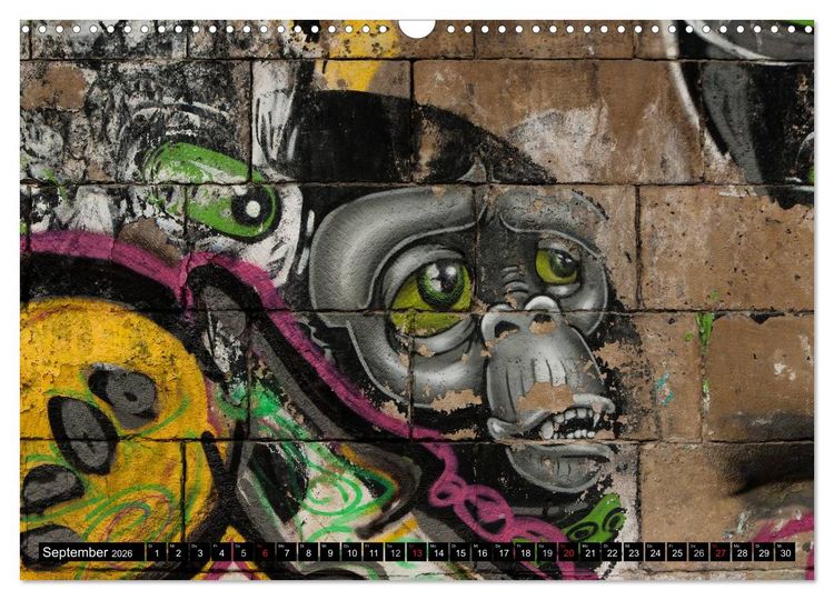 Produktbild: Streetart am Wiener Donaukanal (Wandkalender 2026 DIN A3 quer), CALVENDO Monatskalender