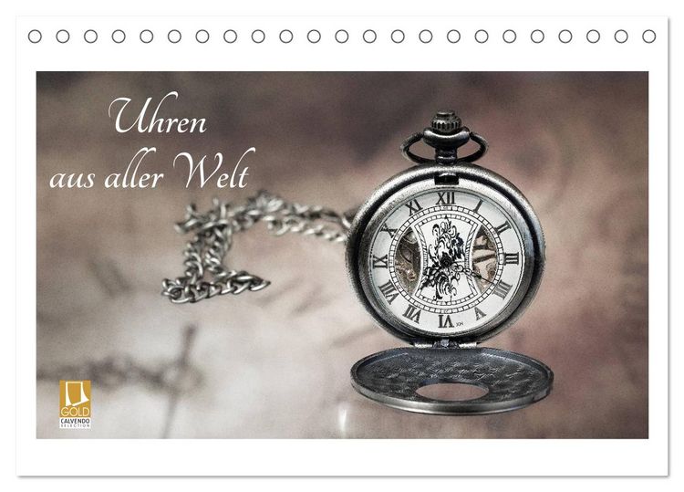 Produktbild: Uhren aus aller Welt (Tischkalender 2026 DIN A5 quer), CALVENDO Monatskalender