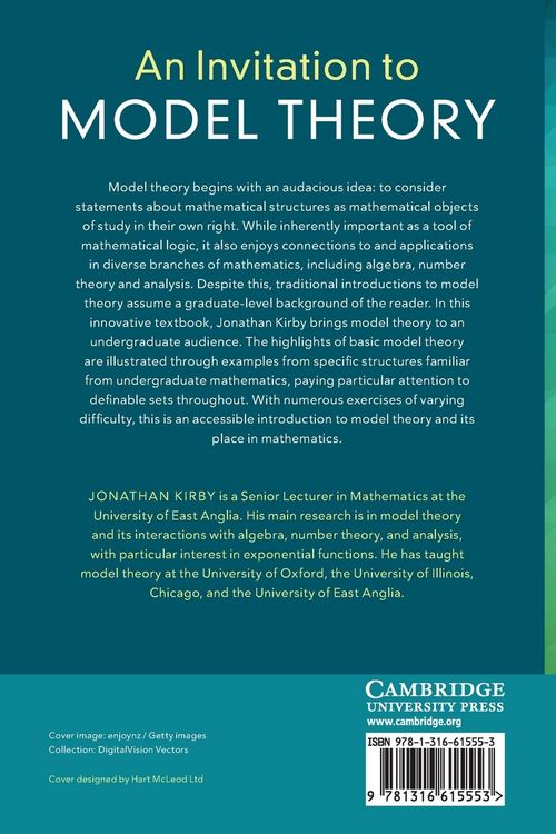 Produktbild: An Invitation to Model Theory