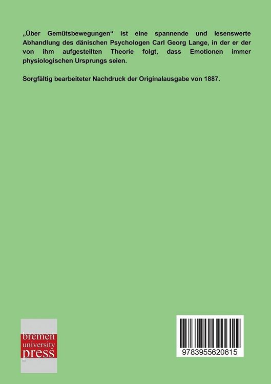 Produktbild: &Uuml;ber Gem&uuml;tsbewegungen
