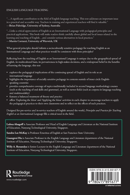 Produktbild: Principles and Practices for Teaching English as an International Language