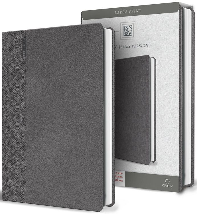 Produktbild: KJV Holy Bible Large Print Handy Size Gray Imitation Leather