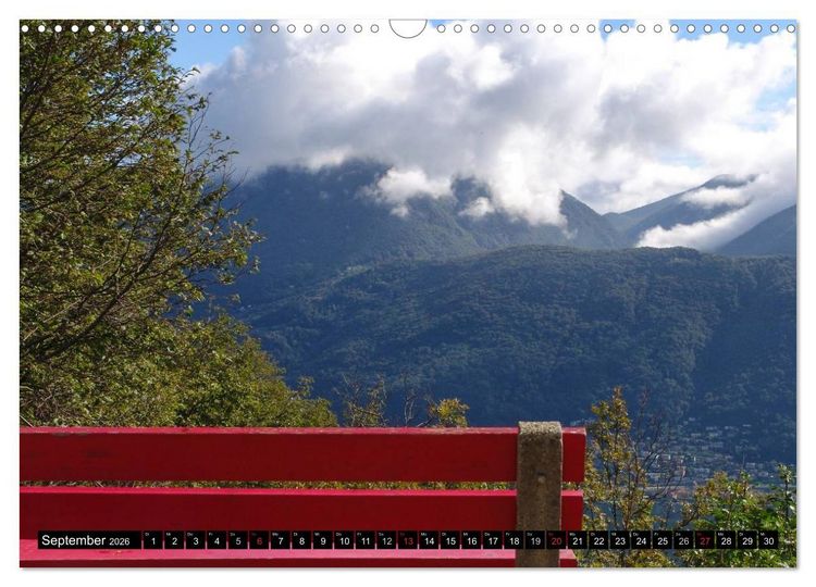 Produktbild: Wundersch&ouml;nes Tessin (Wandkalender 2026 DIN A3 quer), CALVENDO Monatskalender