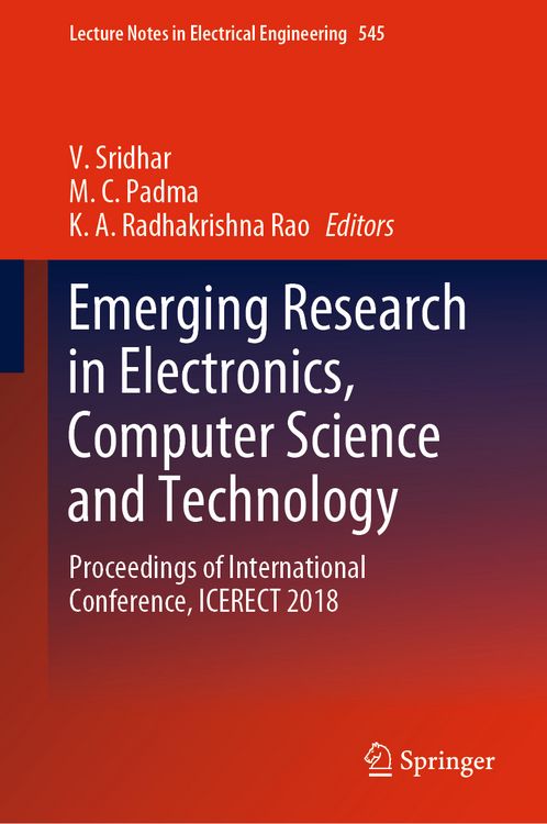 Produktbild: Emerging Research in Electronics, Computer Science and Technology