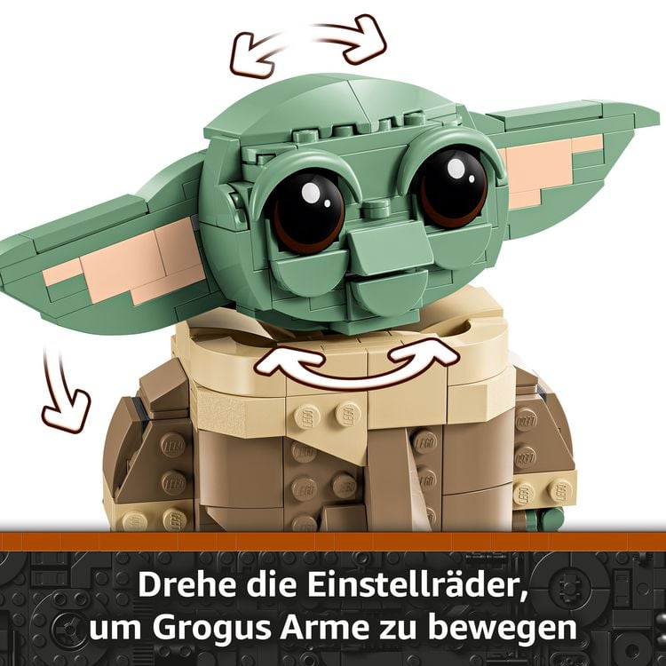 Produktbild: LEGO Star Wars 75403 Grogu in seiner Repulsorwiege aus The Mandalorian