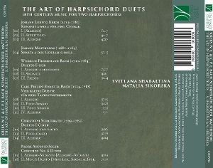 Produktbild: The Art of Harpsichord Duets: 18TH-Century Music F