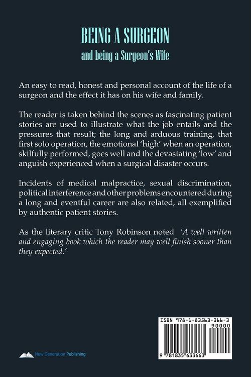 Produktbild: Being a Surgeon and Being a Surgeon's Wife