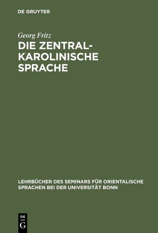 Produktbild: Die zentralkarolinische Sprache