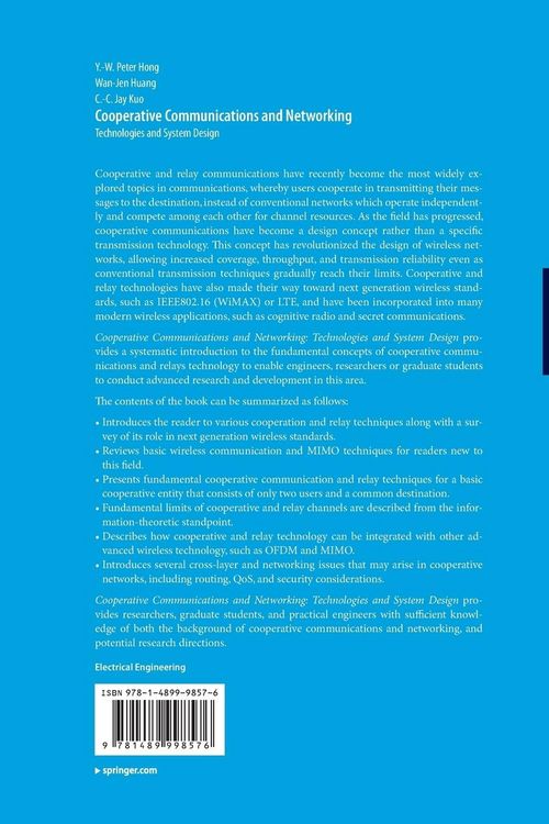 Produktbild: Cooperative Communications and Networking