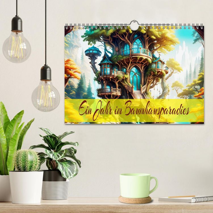 Produktbild: Ein Jahr im Baumhausparadies (Wandkalender 2026 DIN A4 quer), CALVENDO Monatskalender