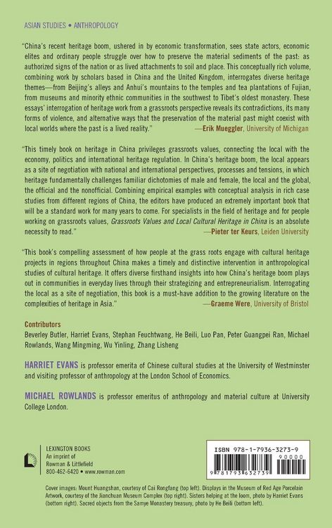 Produktbild: Grassroots Values and Local Cultural Heritage in China
