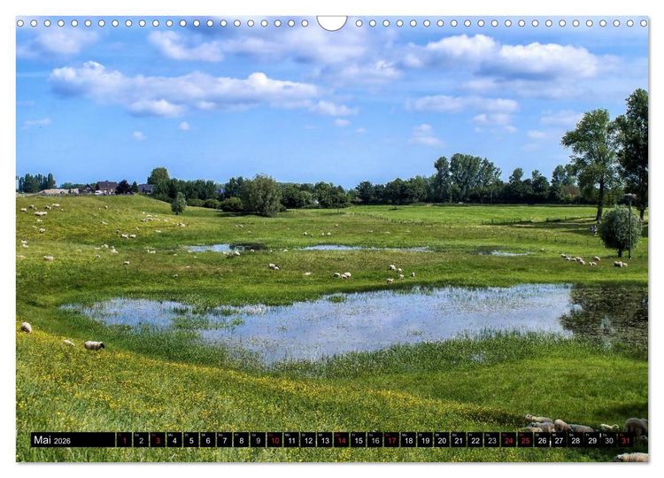 Produktbild: Malerischer Niederrhein (Wandkalender 2026 DIN A3 quer), CALVENDO Monatskalender