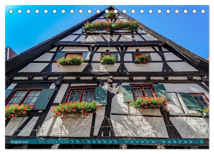 Produktbild: Quer durch Ulm (Tischkalender 2026 DIN A5 quer), CALVENDO Monatskalender