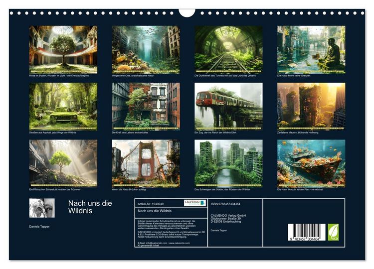 Produktbild: Nach uns die Wildnis (Wandkalender 2026 DIN A3 quer), CALVENDO Monatskalender