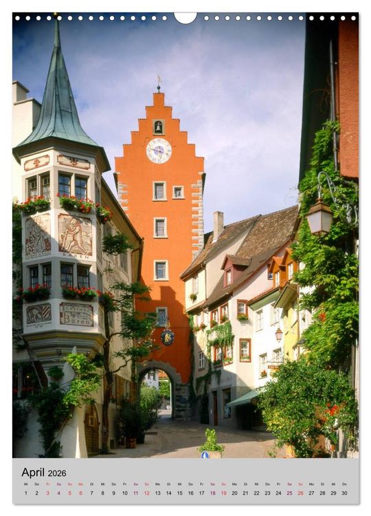 Produktbild: Der Bodensee mit seinen Sehensw&uuml;rdigkeiten (Wandkalender 2026 DIN A3 hoch), CALVENDO Monatskalender