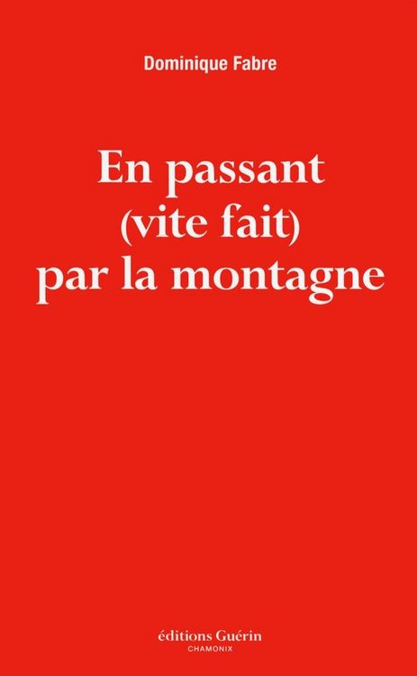 Produktbild: En passant (vite fait) par la montagne