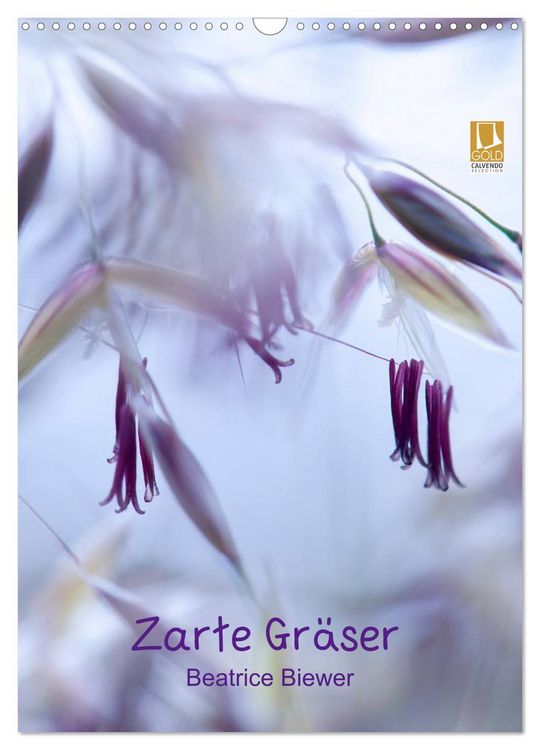 Produktbild: Zarte Gr&auml;ser (Wandkalender 2026 DIN A3 hoch), CALVENDO Monatskalender