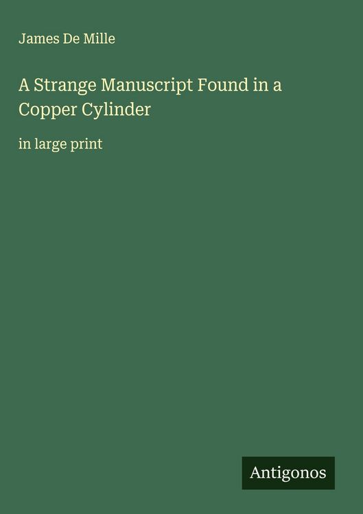 Produktbild: A Strange Manuscript Found in a Copper Cylinder
