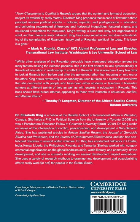 Produktbild: From Classrooms to Conflict in Rwanda