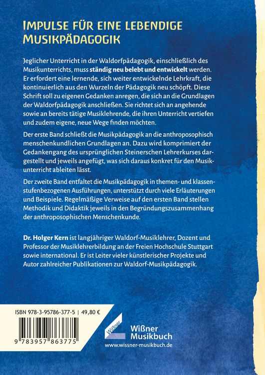 Produktbild: Musikunterricht aus Menschenkunde