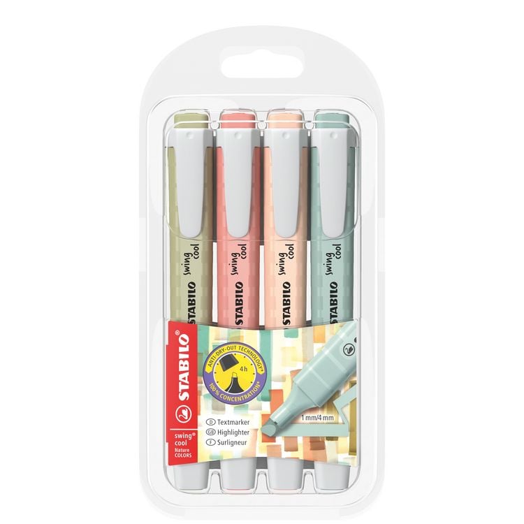 Produktbild: STABILO Textmarker swing cool NatureCOLORS
