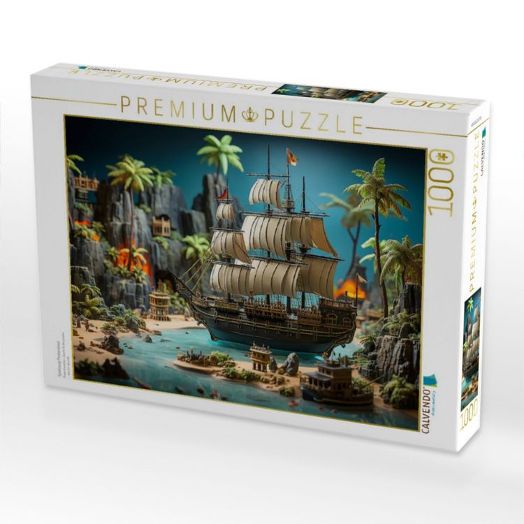 Produktbild: CALVENDO Puzzle Spielzeug Pirateninsel | 1000 Teile Lege-Gr&ouml;&szlig;e 64x48cm Foto-Puzzle f&uuml;r gl&uuml;ckliche Stunden