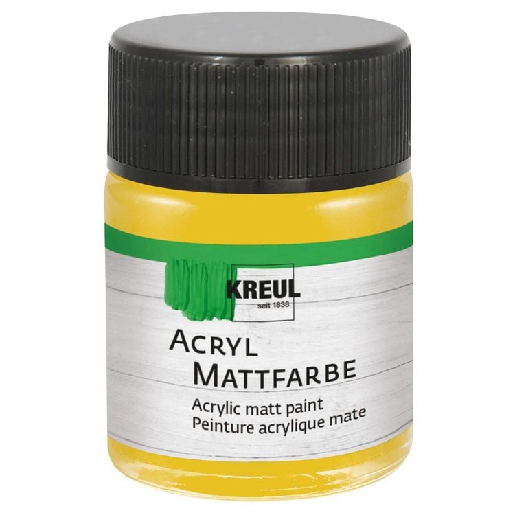Produktbild: KREUL Acryl Mattfarbe Gold 50 ml