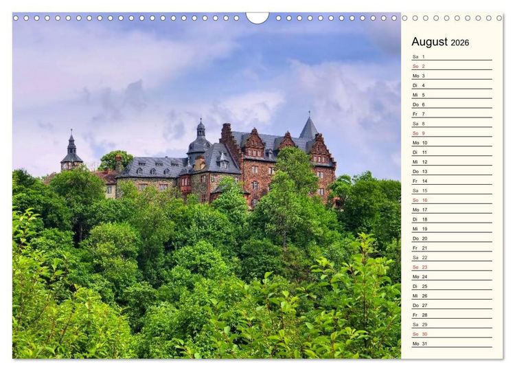 Produktbild: Burgen im Harz (Wandkalender 2026 DIN A3 quer), CALVENDO Monatskalender