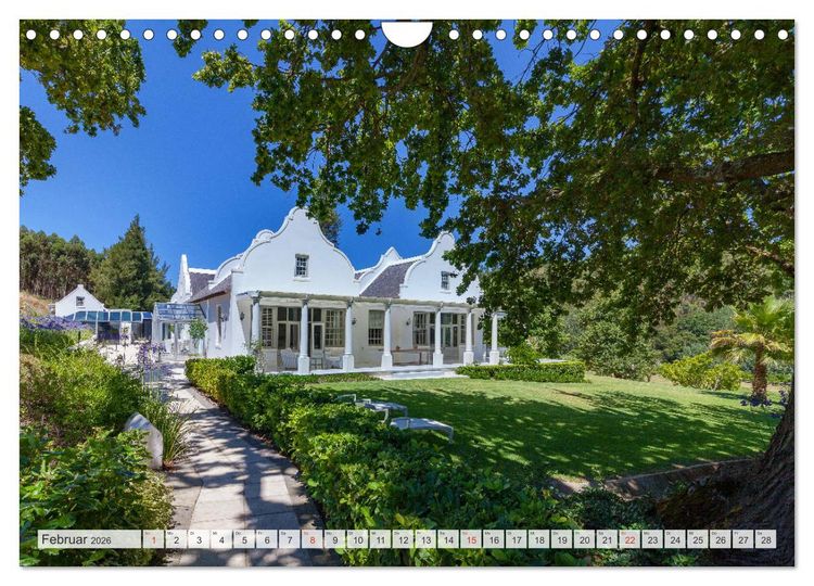 Produktbild: Weing&uuml;ter S&uuml;dafrikas, Weinarchitektur zwischen Tradition und Moderne (Wandkalender 2026 DIN A4 quer), CALVENDO Monatskalender