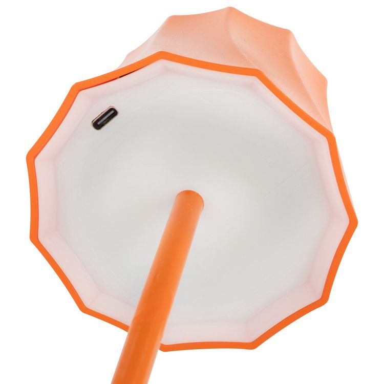 Produktbild: Idena LED Tischleuchte Touch Metall/Kunststoff orange 9x24,5cm Akku USB dimmbar 3 Modi Innen