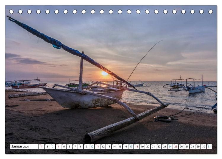 Produktbild: Bali, tropisches Inselparadies in Indonesien (Tischkalender 2026 DIN A5 quer), CALVENDO Monatskalender