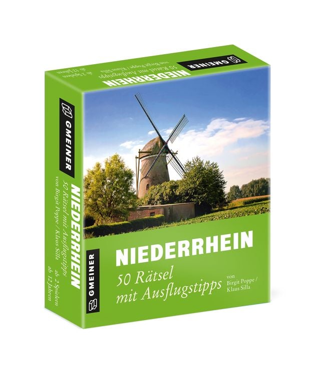 Produktbild: Gmeiner Verlag - Niederrhein - 50 R&auml;tsel mit Ausflugtipps