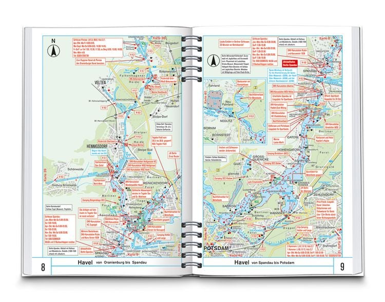 Produktbild: KOMPASS Wasserwanderatlas Berlin und Brandenburg