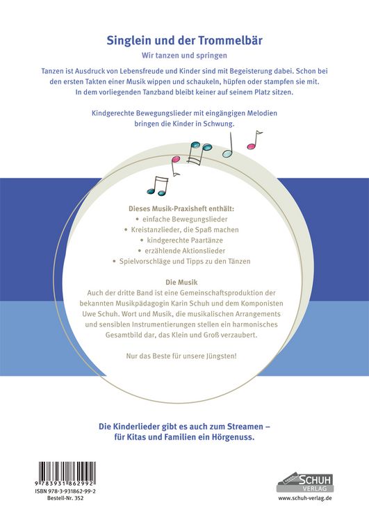 Produktbild: Singlein und der Trommelb&auml;r - Band 3 (inkl. Musik-Download)