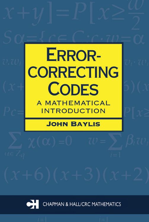 Produktbild: Error Correcting Codes
