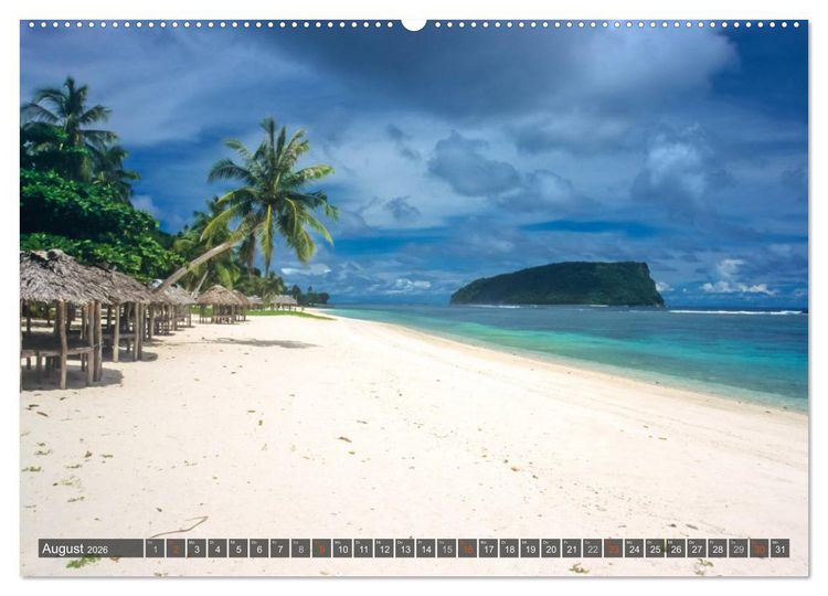 Produktbild: Samoa und Fidschi (Wandkalender 2026 DIN A2 quer), CALVENDO Monatskalender