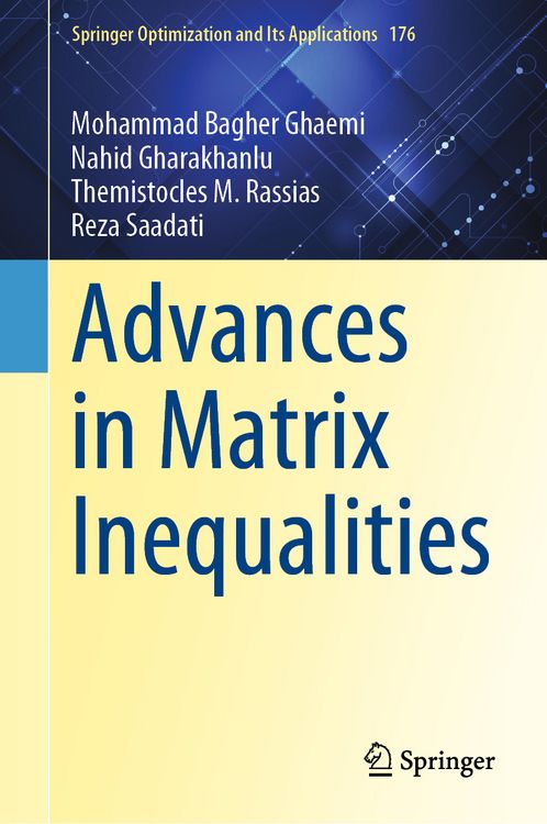 Produktbild: Advances in Matrix Inequalities