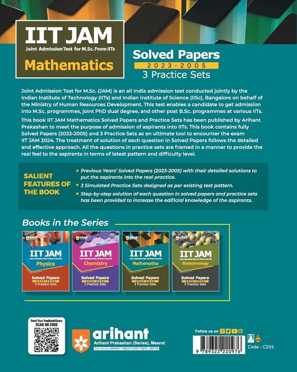 Produktbild: IIT JAM MATHS