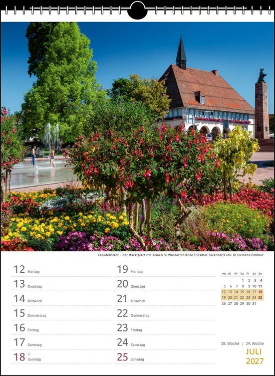 Produktbild: Zwei-Wochenplaner Schwarzwald 2027